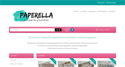 Desktop Screenshot of paperella.fi